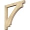 Ekena Millwork Imperial Block Rough Sawn Bracket, Douglas Fir, 4"W x 40"D x 40"H BKT04X40X40IMP05RDF - alternate 1
